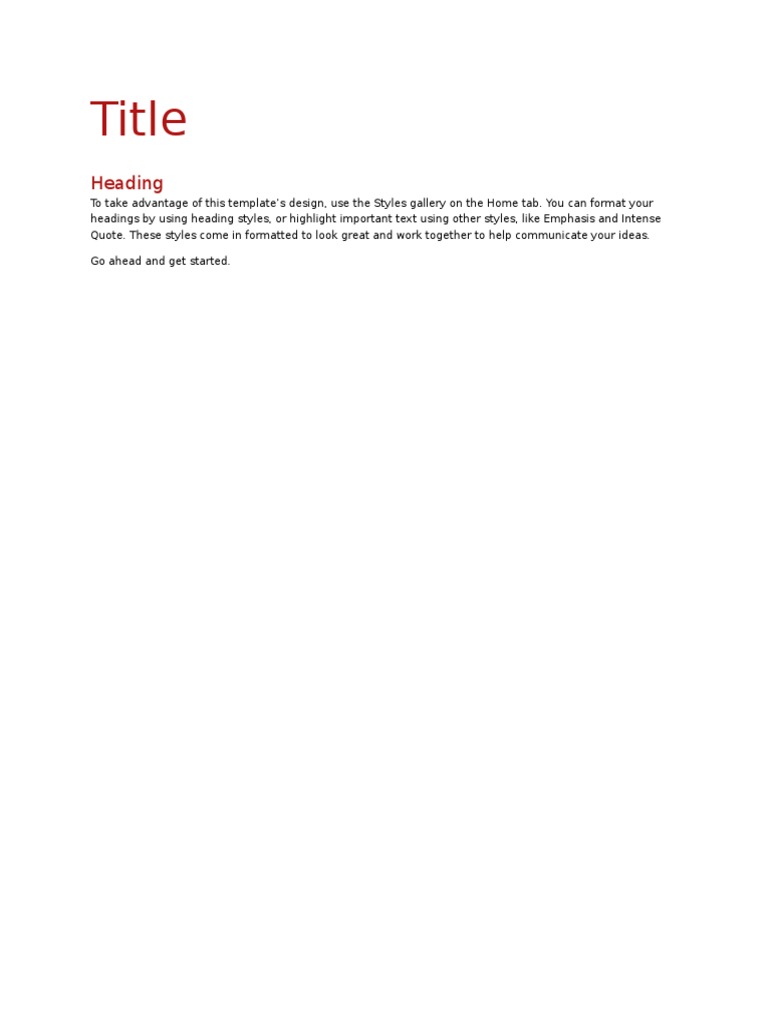 Formatting Tips for Document Design | PDF