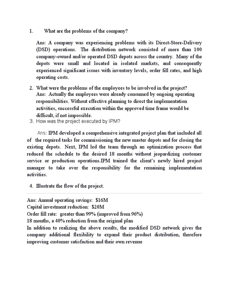 Case Study PM | PDF