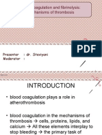 Blood Coagulation and Fibrinolysis: Mechanisms of Thrombosis