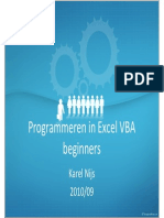 Programmeren in VBA - Karel Nijs