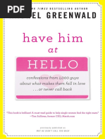 Download Have Him at Hello by Rachel Greenwald - Excerpt by Rachel Greenwald SN27080506 doc pdf