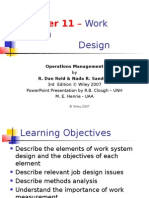 Chapter 11 - Work System Design