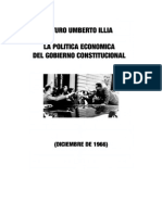 La Politica Economica del Gobierno Constitucional - Arturo Illia