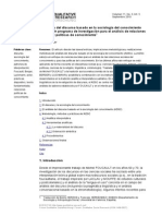 El Análisis Del Discurso Basado en La Sociología Del Conocimiento