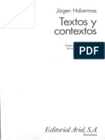 Habermas- Textos y Contextos 