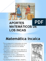 Aportes de Matemáticos de Los Incas