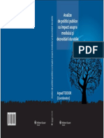 Book Ed TODOR Analize de Politici Publice Cu Impact Asupra Mediului
