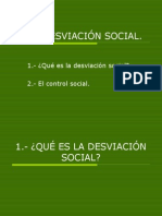 V.- La Desviación Social PRES