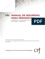 Manual de Seguridad para Periodistas