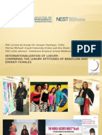 Internationalization of Luxury:Comparing the Luxury Attitudes of Brazilian and Emirati Females