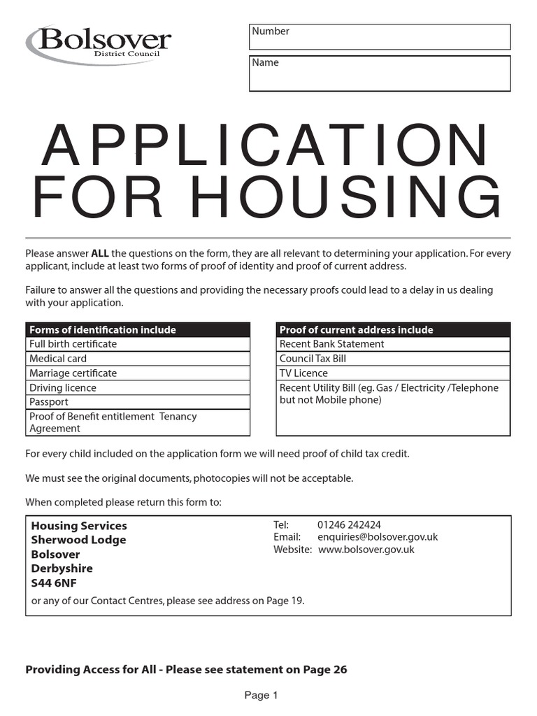 Housing Application Form PDF Race And Ethnicity In The United