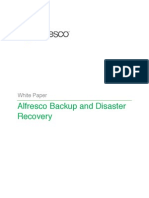 Alfresco Backup and Disacoaster Recovery