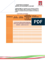 Auditorias Externas e Internas Dif de Enero - Junio 2015 PDF