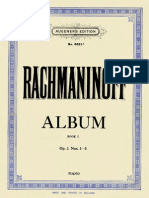 Rachmaninoff Album Book 1 Op.3