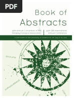 Download Book of Abstracts 2015 PASPR Joint Convention by The Parapsychological Association SN270839255 doc pdf