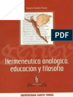 Beuchot Mauricio - Hermeneutica Analogica y Educacion Multicultural