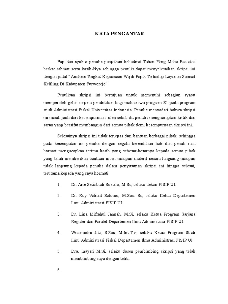 Kata Pengantar From Sandhi Indraswara