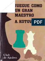 Juegue Como Un Gran Maestro - A.kotov