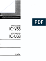 ICOM V68 User Manual
