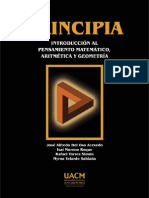 57478939 Principia Introduccion Al Pensamiento Matematico Aritmetica y Geometria