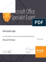 Certificado Excel