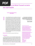 O Pensamento de Michel Foucault Na Teoria Das Organizações