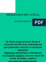 Programacion Lineal