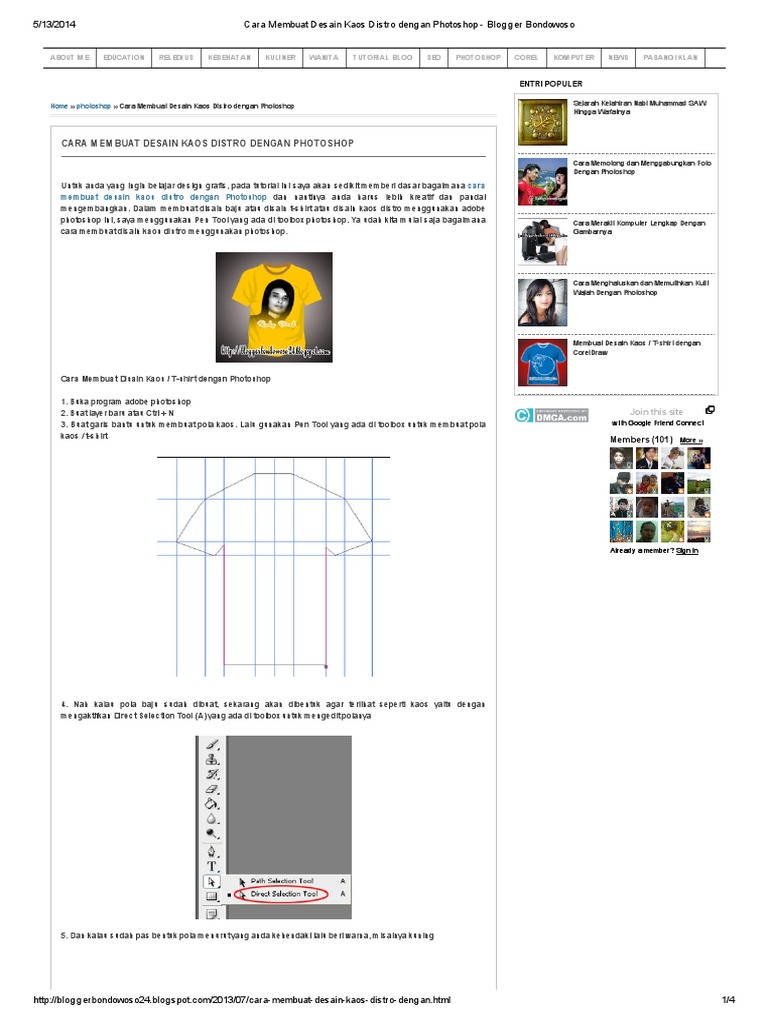  Desain  Kaos  Distro  Photoshop Gejorasain