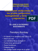 Alteraciones Moleculares de Los Grupos Sanguíneos, Hemoglobinas