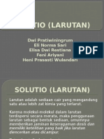 Solutio (Larutan)