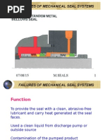 Failure of Mechanical Seal