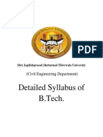 Syllabus B.tech Jjtu