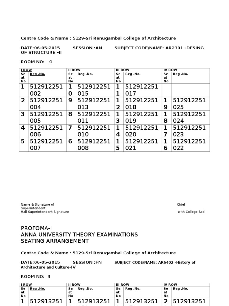 Sinu Time Table 2025 Exam Seating | PDF | Technology & Engineering