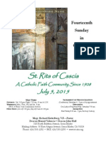 Saint Rita Parish Bulletin 7/5/2015