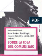  Sobre La Idea de Comunismo