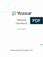 Yeastar TB Series User Manual 