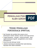 Materi 6 Pengkajian Psikososial Gerontik