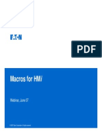 Macros For HMi