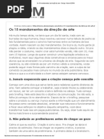 Os 15 Mandamentos Da Direção de Arte - Design- Alumni ESPM