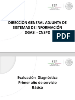 Dirección General Adjunta de Sitemas de Información Dgasi Eva. Diagnostica