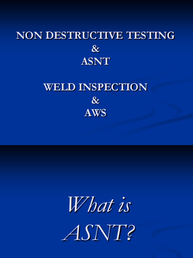 An Overview of Nondestructive Testing Methods, Standards, and ...