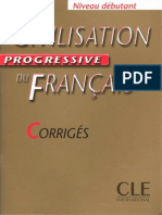 Civilisation Progressive Du Français (Debutant) Corriges