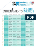 Plan Entrenamiento 10000 Mxm 20142