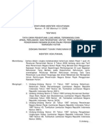 PP No. 56 Tahun 08 Ttg Penentuan Luas Areal Terganggu