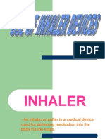 Uses of Inhaler Devices