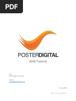 Download PosterDigital AMX Tutorial How to connect your AMX player by PosterDigital SN270904166 doc pdf