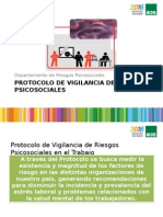 Capacitación Protocolo Psicosocial