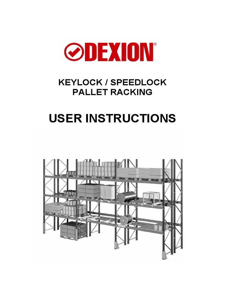 Dexion Keylock/Speedlock Racking Guide | PDF | Pallet | Warehouse