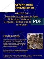 Dotación de Agua en Perú: Normas y Consumo | PDF | Alcantarillado | Agua
