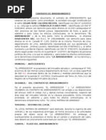 Carta de Aviso de Terminacion de Contrato de Arrendamiento 